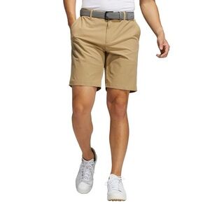 Adidas Tan beige prime green sports golf shorts